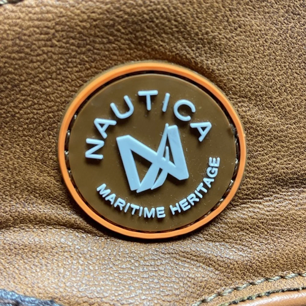 NWT Nautica Duck Brown Padden Waterproof Insulated Lace Up Vegan Boots Size 10